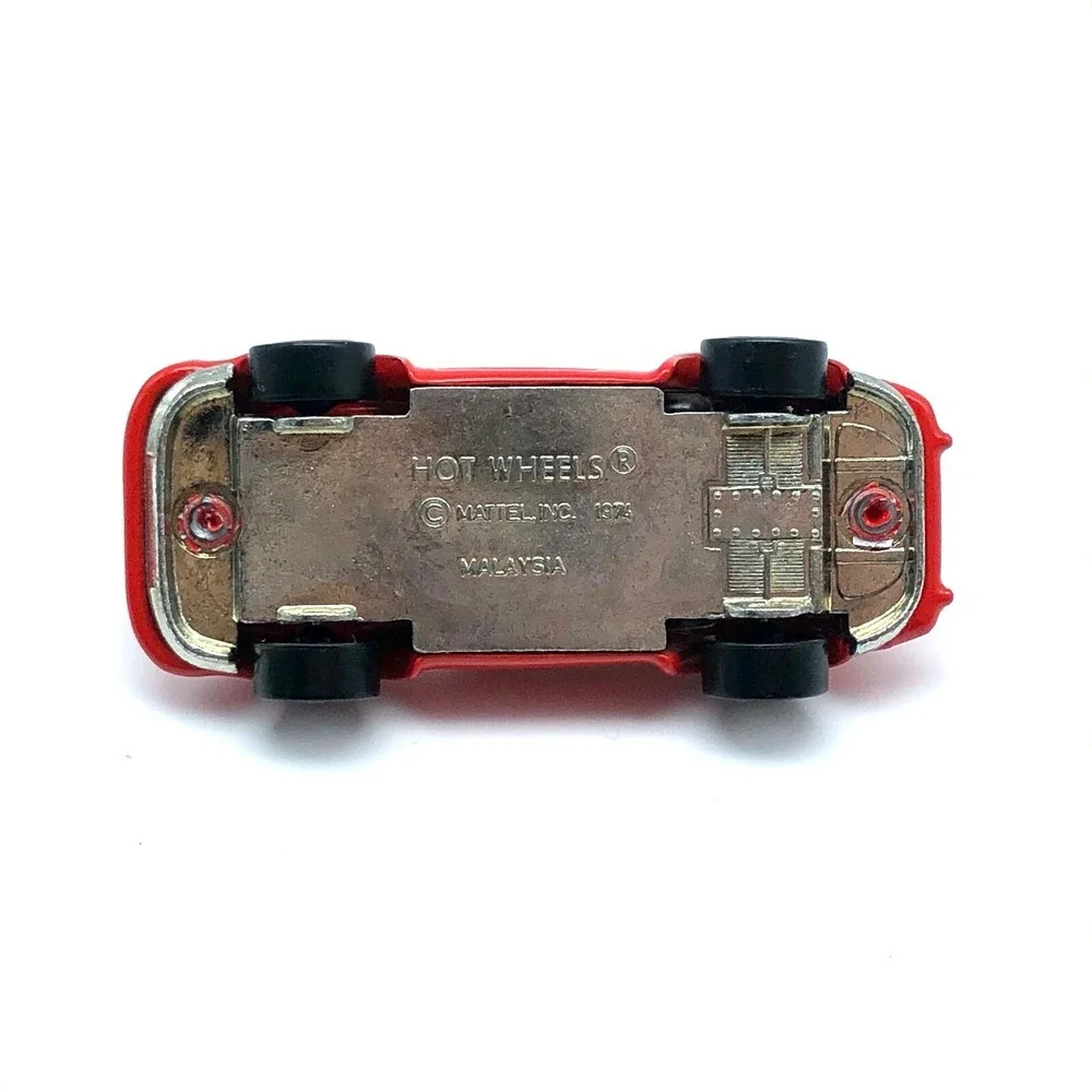 Hot‎ Wheels Porsche 911 Sports Car Red 5 Spoke Wheels Die Cast 1/64 Scale Loose